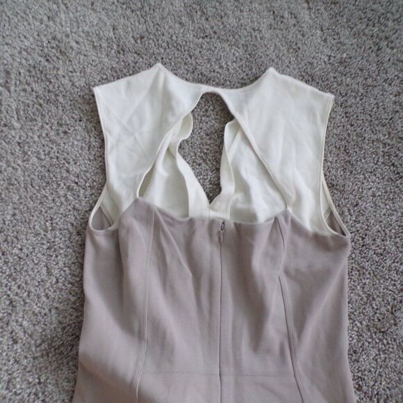 Slimming Stella Mccartney  colorblock bodycon Cocktail Party dress M - Picture 9 of 11